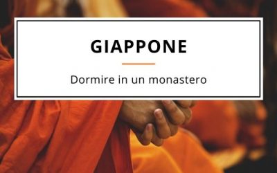 Dormire in un monastero in Giappone